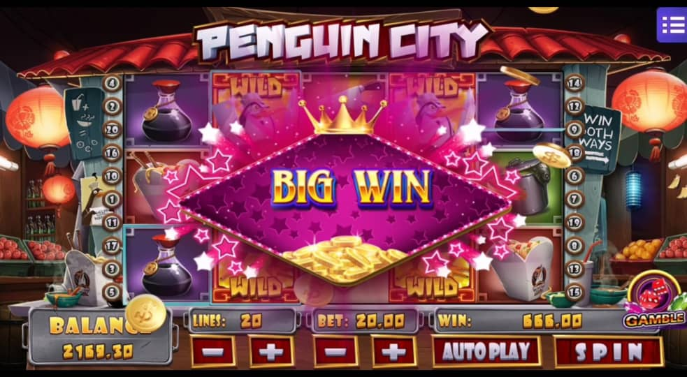 Penguin City Peli Arvostelu - Ominaisuudet